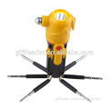 12 In One Emergency Hammer Cutter Screwdriver LED Flashlight